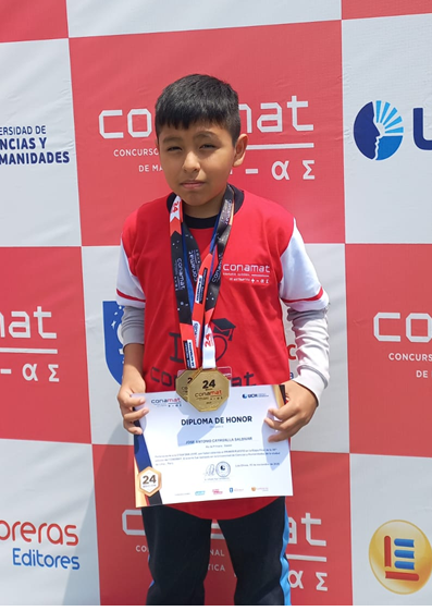 José Antonio Cayhualla Saldivar - 1er Lugar CONAMAT 2025